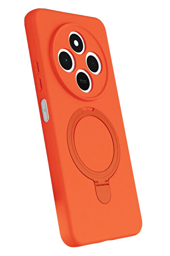 NewFace Hn-Shop Xiaomi Redmi 14C Regal Magsafe Stand Cover - Orange