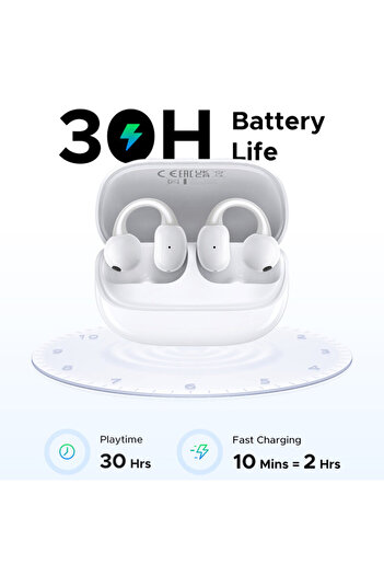 Ugreen Bluetooth 5.4 Noise Reduction Headphones with Display Ugreen, White