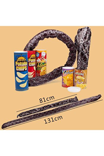 REZZOSS Funny Magic Potato Chip Cans Snake Scary Fries Toys April Fool Day Party Fun Toys Prank Toy