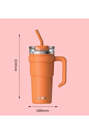 DODGE Trekking Steel Thermos Mug 750ml Orange