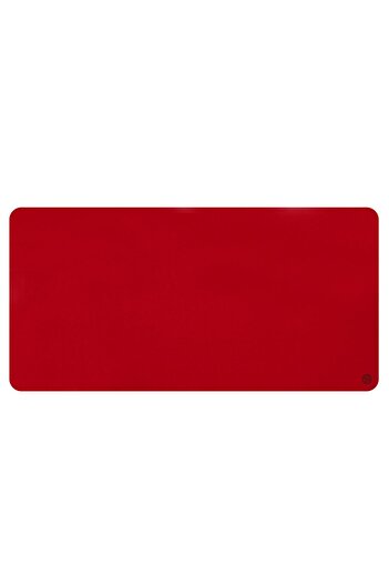 PadForce Minimalist Synthetic Wool Mousepad for Desk, Gaming, Office, Non-slip - Red, 120x60cm