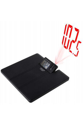 adler Scale AD 8182, Up to 180 kg, Projector, LCD display, 4 x AAA, Black