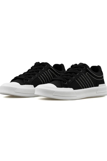 GAMELU Zandarexl Men's Black White Linen Memory Orthopedic Sole Walking Sneaker Casual Sneaker Sports Shoes