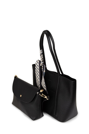Deery Black Women's Shoulder and Hand Bag