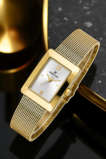 Daniel Klein Women's Wristwatch, Steel Band&Case+Bracelet Gift Gold Zmdk1201
