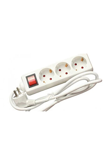 Home 3-way extension cord 5m 3x1.5mm2 with switch
