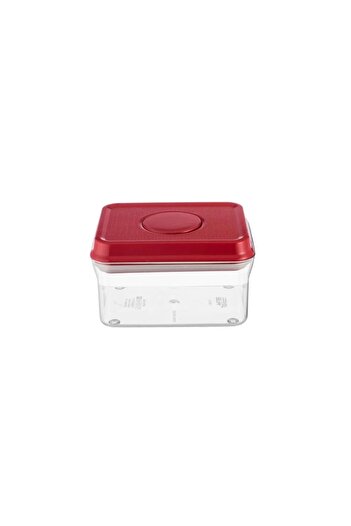 ORIAN 3-piece multi-use plastic container set with a red lid, 750 ml capacity per piece