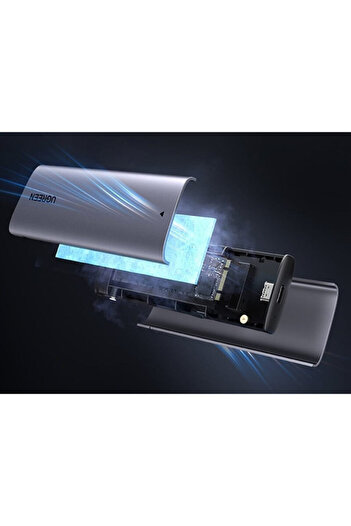 Ugreen Carcasă SSD, M.2 NVMe SATA Ugreen, 10Gbps, gri, 15813