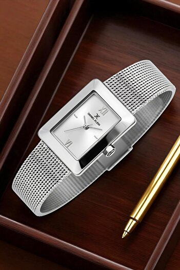 Daniel Klein Women's Wristwatch, Steel Band&Case+Bracelet Gift Silver Zmdk1201