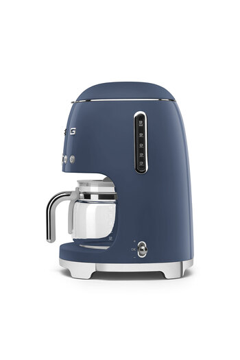 SMEG 50's Style Drip FIlter Coffee Machine, Navy Blue