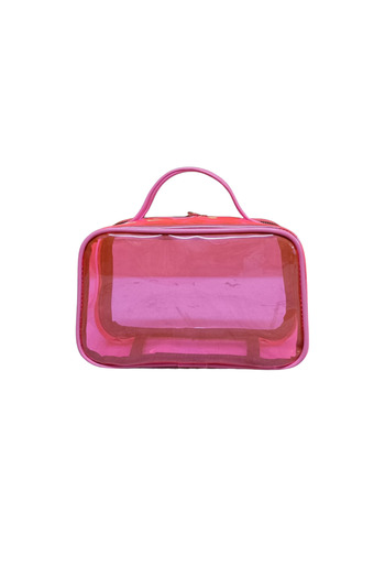 Maykis Large Makeup Handbag with Transparent Sides