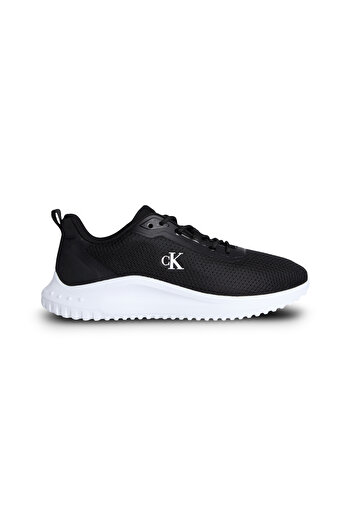 Calvin Klein Men Black/Bright White Eva Runner Mix Mesh Lausanne Low Top Sneakers