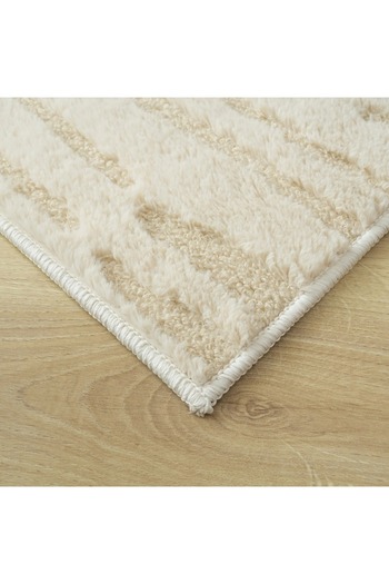 Generic Zara Donnell Jacquard Rabbit Fur Rug - 60 x 150 cm