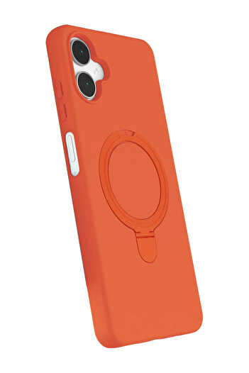 NewFace Hn-Shop Samsung Galaxy A06 Regal Magsafe Stand Cover - Orange