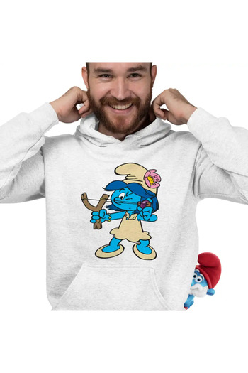 OEM Men's Hoodie The Smurfs Village Girls Slingshot