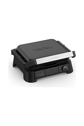 TEFAL Supergrill 3in1 4 Serving Capacity 2000 Watt Barbecue Grill and Toaster - Black