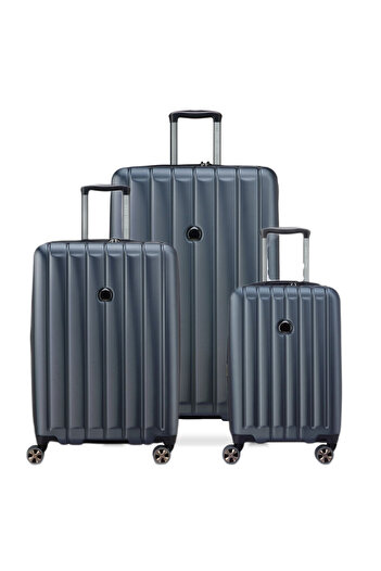 Delsey LONGITUDE 3-PIECE SET 55/69/81CM (L+M+S) ANTHRACITE