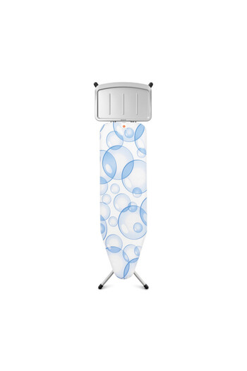 Brabantia Ironing Board B 90300120, 124x38cm, 7positions, Steam stand, PerfectFlow, White/Light Blue