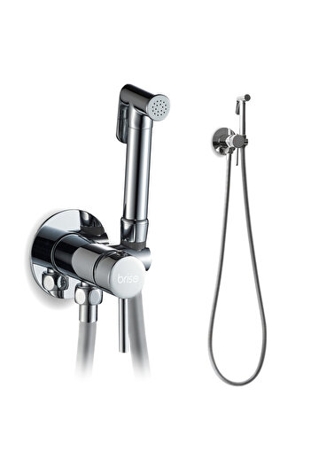 2H Bidet faucet, built-in, bidet faucet, toilet faucet, bathroom faucet, chrome plated