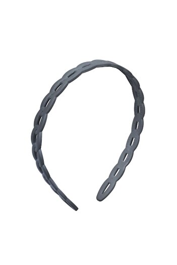SHOPIENS MYONNA Women's Hair Headband - Chain Design, Gray, Plastic