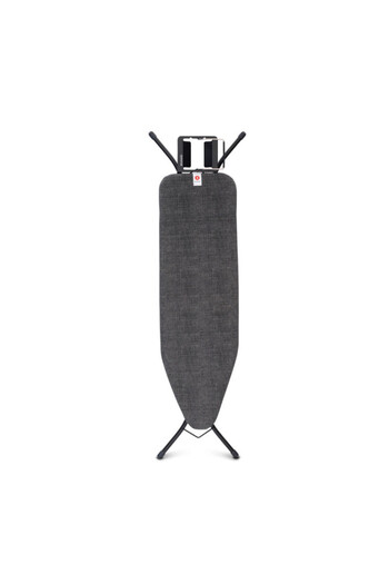 Brabantia Ironing Board B 1003335, 124x38 cm, 7 adjustment positions, Iron stand, Black