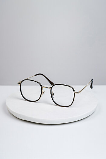 LOOKUP NEW Oval 47 Ekartman Bone Transparent Women Men Unisex Blue Light Protection Screen Glasses Eyewear