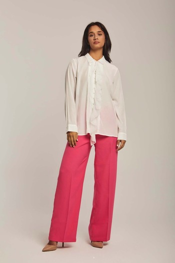 DALYDRESS Ruffled Mid-Length Top