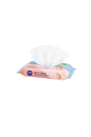 NIVEA Șervețele umede moi și cremoase cu ulei de migdale, 12 x 57, 684 buc