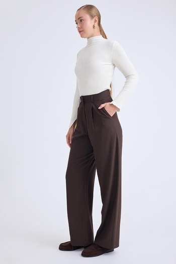 Vitrin High Waist Wide Leg Palazzo Pants