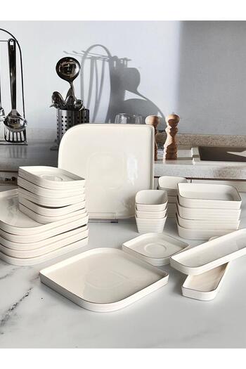 ROSSEV Breakfast Set Lilian Gold 25 Pieces for 6 People