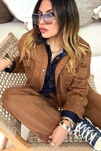 ubmbutik Güderi Suede Pocket Shirt