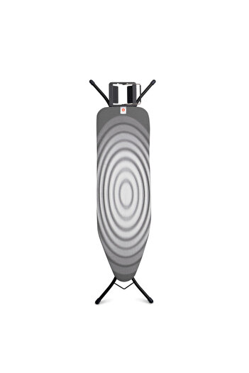 Brabantia Ironing Board B 1003339, 124x38 cm, 7 adjustable positions, Iron stand, Dark Grey/White
