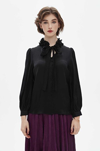 Nichii Solid Long-Sleeve Top