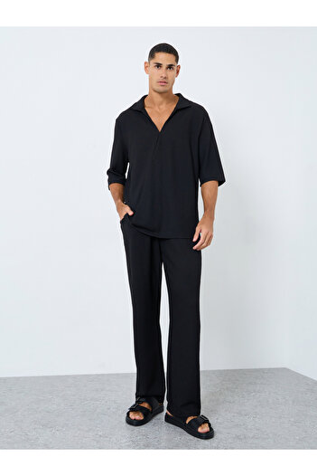 Styli Men Oversized Short Sleeve Shirt and Pants Co-Ords