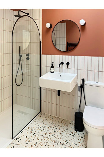 2H Bidet faucet, built-in bidet faucet, toilet faucet, bathroom faucet, black