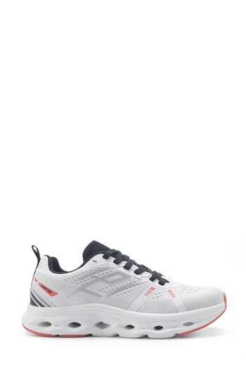 Lotto Daily Comfortable Lace-Up Sports Running Shoes White