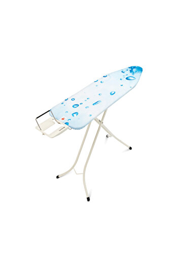 Brabantia Ironing Board B 90300132, 124x38 cm, 7 adjustable positions, Iron stand, White/Blue