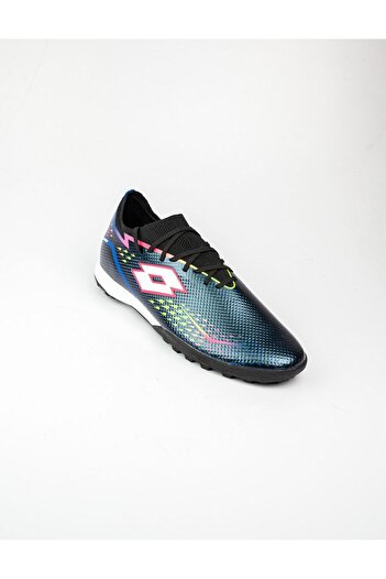 Lotto Comfortable Lace-Up Carpet Field Shoes Black-Yellow