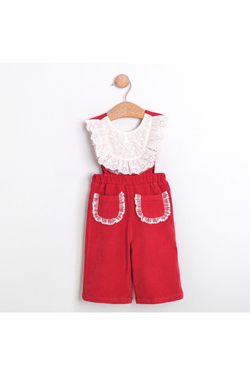 Cumino 2-Piece Girls' Set 9-12-18-24 Months Salopet