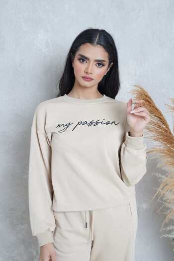 mica Graphic Print Long-Sleeve Top