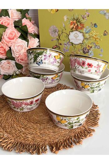 ROSSEV Muse Garden Soup Bowl Set of 6