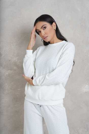Nichii Embroidered Long-Sleeve Top