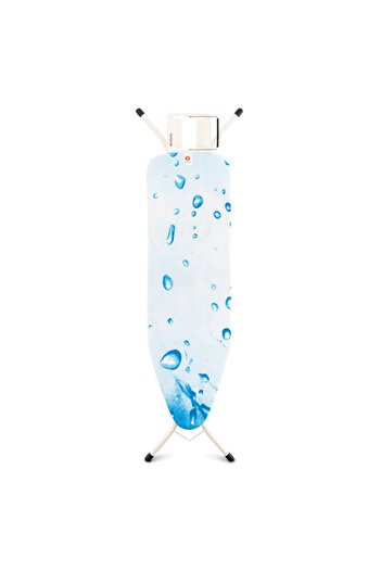 Brabantia Ironing Board B 90300132, 124x38 cm, 7 adjustable positions, Iron stand, White/Blue