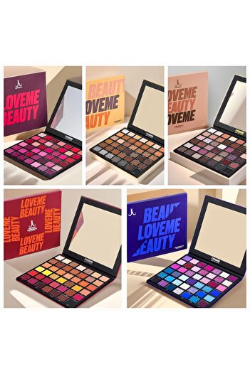 LOVEME BEAUTY Luxury Eyeshadow Palette Collection - 6 Palettes in Bold and Warm, Shimmer and Matte Shades - For Every Look and Classic