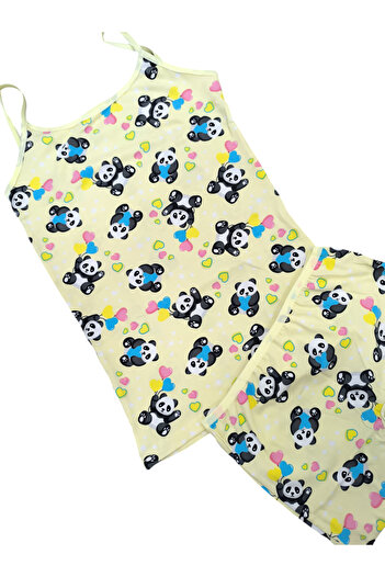 elmas kids Girls' 100% Cotton Undershirt Boxer Set