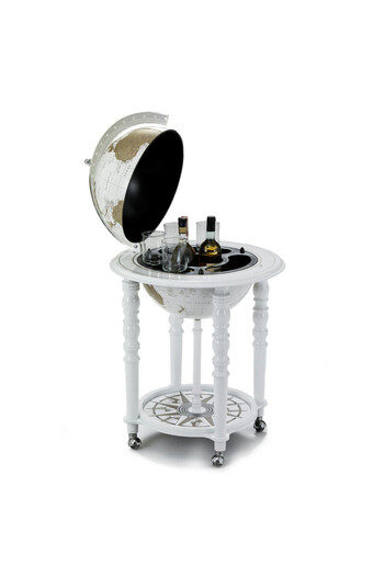 imsaconcept Elegance – All White Noir Bar Globe Sphere World Bar