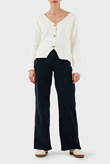 Guess Pamuklu Relaxed Fit Normal Bel Bol Paça Pantolon W5BA96WFQYB PANTOLON W5BA96 WFQYB