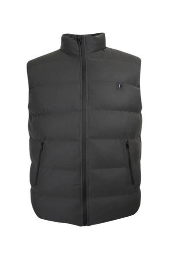 tambattal Plus Size Padded Nubuck Vest (Extra Wide Fit)