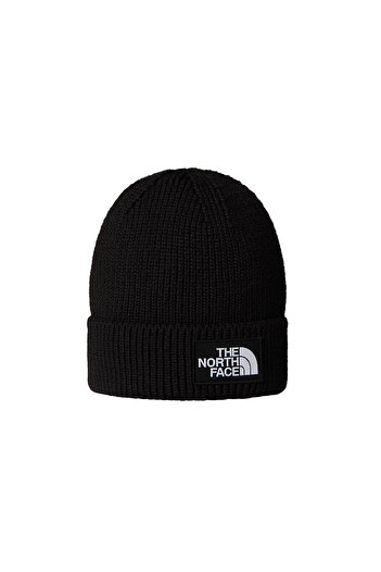 THE NORTH FACE Tnf Logo Box Cuffed Beanie Hat Nf0A8Chejk31 Black