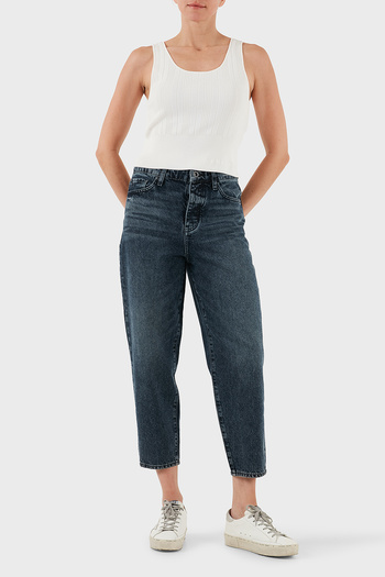 Armani Exchange Cotton Tapered Fit Regular Waist Narrow Leg Jeans Denim Pants Xw000128 Af1447